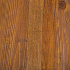 Sgabello da bancone Aurora Classic da interni in legno e metallo 24 pollici con poggiapiedi, marrone/nero