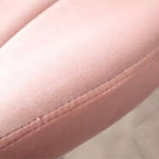 Sgabelli da bar girevoli regolabili imbottiti di colore rosa