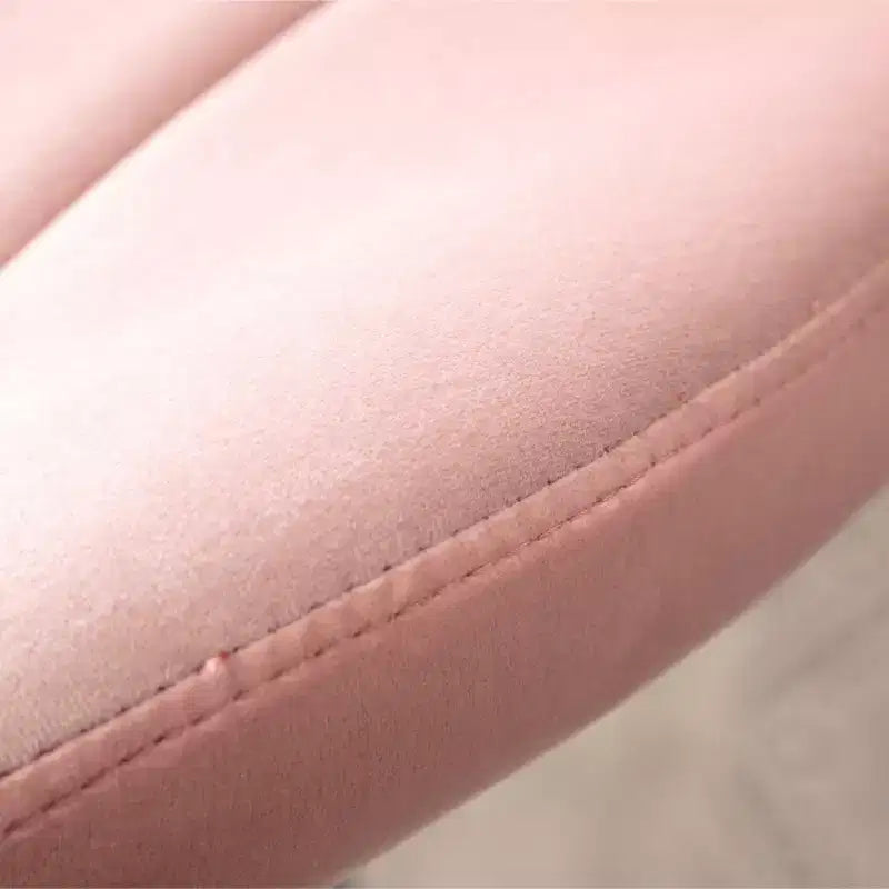 Sgabelli da bar girevoli regolabili imbottiti di colore rosa