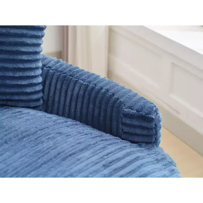 Divano sezionale chaise longue in velluto a coste, oversize, sinistro e destro, con 8 cuscini, divano convertibile rivestito