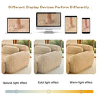 Divano componibile a 3 posti con pouf, schiuma HD 32D, nessun montaggio richiesto, base antiscivolo, per soggiorno/home theater