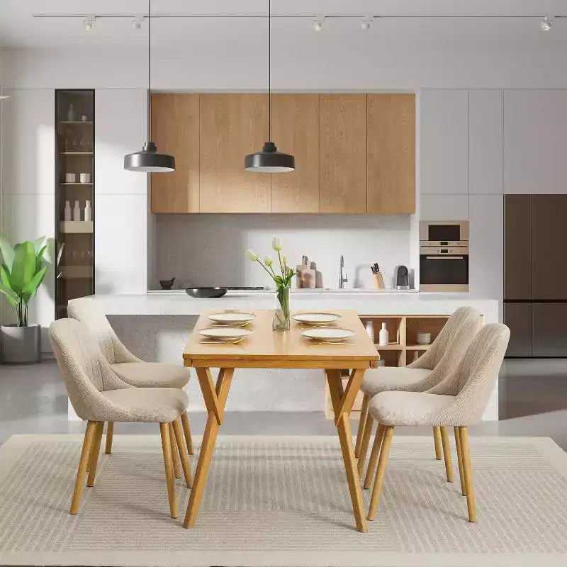 Sedie moderne per sala da pranzo e cucina, sedie laterali imbottite in tessuto per soggiorno