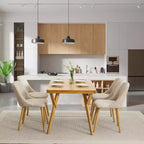 Sedie moderne per sala da pranzo e cucina, sedie laterali imbottite in tessuto per soggiorno