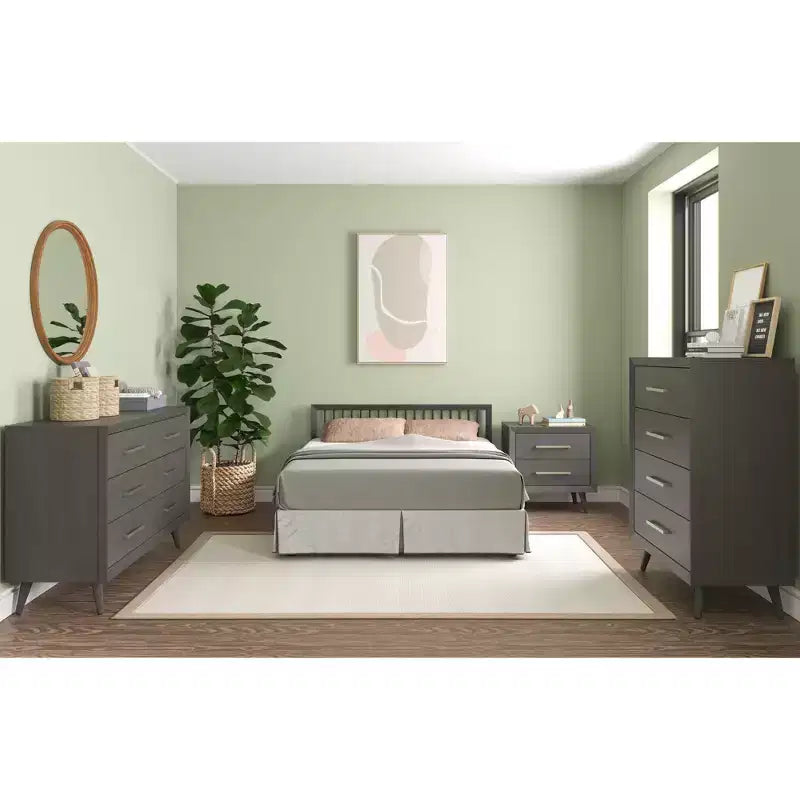 Comodino Child Craft Cranbrook a 2 cassetti per cameretta o stanza da letto, cassetti grandi, realizzato in robusto legno di pino, finitura atossica e sicura per i bambini