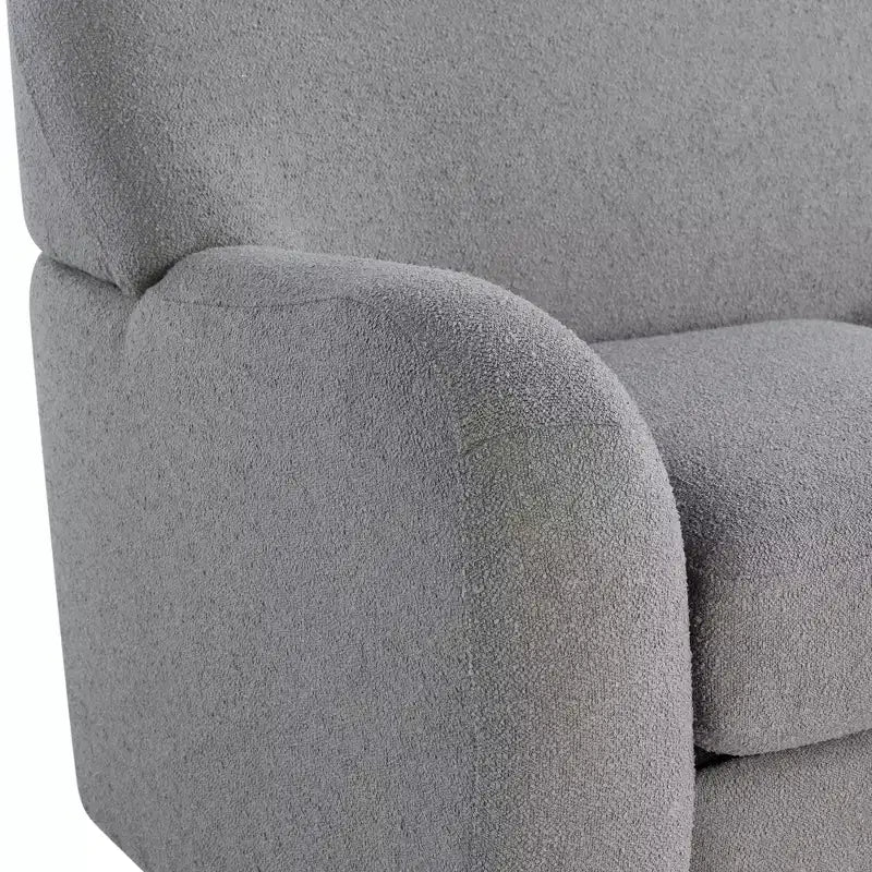 Divanetto Jade in Bouclé Grigio
