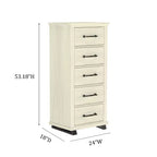 Comò contemporaneo a 9 cassetti 2 pezzi e cassettiera a 5 cassetti da 24 pollici colore bianco sporco effetto taglio sega: Conforme agli standard di sicurezza ASTM, per camera da letto