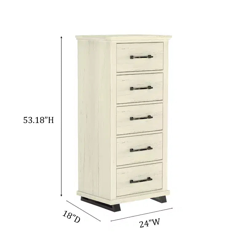 Comò contemporaneo a 9 cassetti 2 pezzi e cassettiera a 5 cassetti da 24 pollici colore bianco sporco effetto taglio sega: Conforme agli standard di sicurezza ASTM, per camera da letto