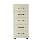 Comò contemporaneo a 9 cassetti 2 pezzi e cassettiera a 5 cassetti da 24 pollici colore bianco sporco effetto taglio sega: Conforme agli standard di sicurezza ASTM, per camera da letto