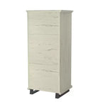 Comò contemporaneo a 9 cassetti 2 pezzi e cassettiera a 5 cassetti da 24 pollici colore bianco sporco effetto taglio sega: Conforme agli standard di sicurezza ASTM, per camera da letto