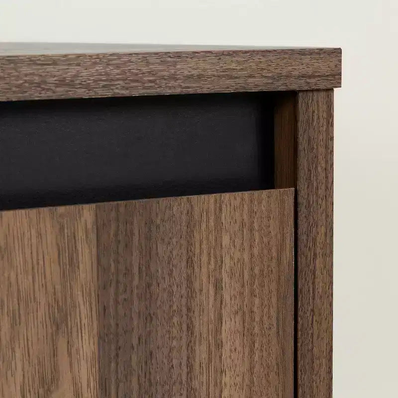 Mobile TV Flam per TV fino a 60" Noce Naturale: Console multimediale in truciolare laminato