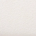 Panca contenitore in tessuto bouclé Basira: con coperchio sollevabile, ovale, stile Japandi