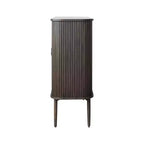 Armadietto decorativo con 2 ante, altezza 72 cm, in rovere: Legno di caucciù e MDF, nessun assemblaggio richiesto