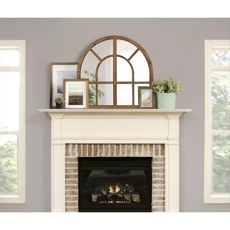 Specchio Boldmere a Finestra con Arco Ampio