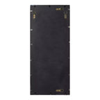 Specchio decorativo rettangolare in metallo Bakersfield, 13x3, Nero