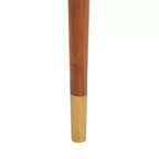 Tavolino d'appoggio Valerie in marmo - ACC7202 - Bianco/Ottone