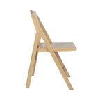 Merrick Lane Set di 2 sedie pieghevoli in rattan con canna d'India