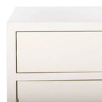Cassettiera 2 Ante 1 Cassetto Nigel - CHS6600 - Bianco/Ottone - Safavieh