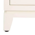 Cassettiera 2 Ante 1 Cassetto Nigel - CHS6600 - Bianco/Ottone - Safavieh