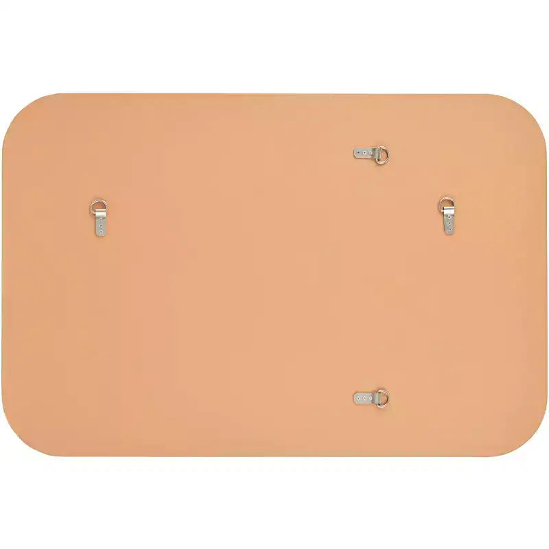 Specchio da parete rettangolare Devonshire con cornice dorata in vetro smussato, moderno, 71 cm di larghezza, per bagno, camera da letto, soggiorno