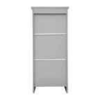 Mobiletto portaoggetti da bagno Vega con anta a chiusura magnetica, ripiano regolabile interno e ripiano superiore aperto
