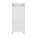 Mobiletto portaoggetti da bagno Vega con anta a chiusura magnetica, ripiano regolabile interno e ripiano superiore aperto