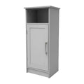 Mobiletto portaoggetti da bagno Vega con anta a chiusura magnetica, ripiano regolabile interno e ripiano superiore aperto