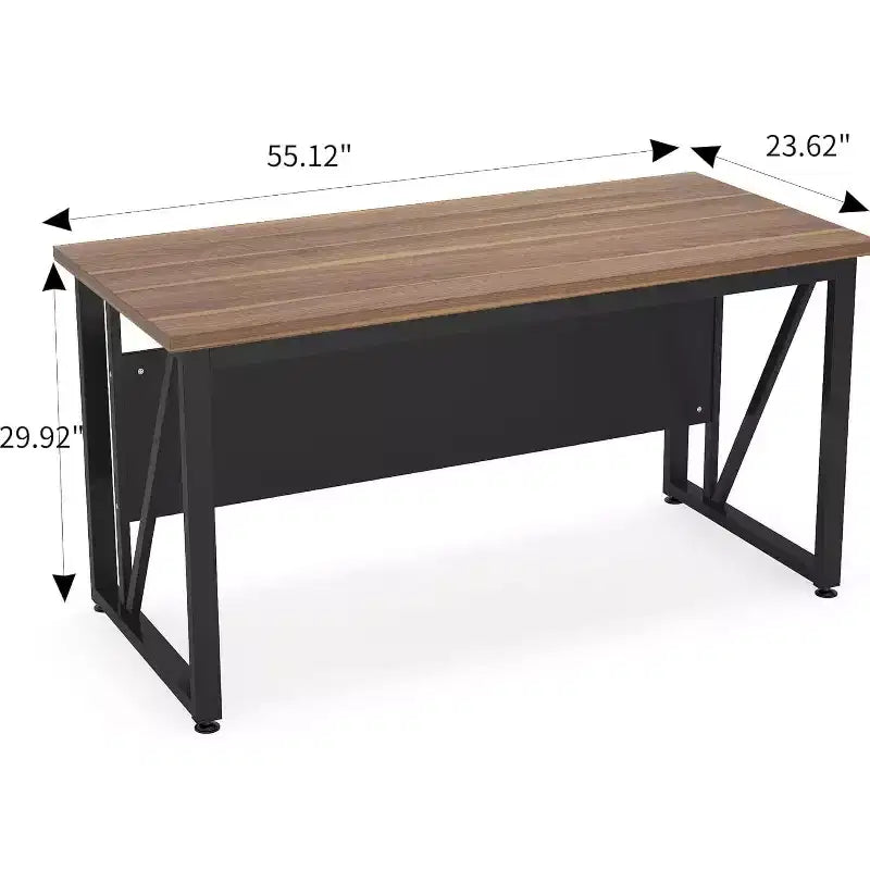 Scrivania semplice per computer da 55 pollici, tavolo da scrittura per ufficio e workstation