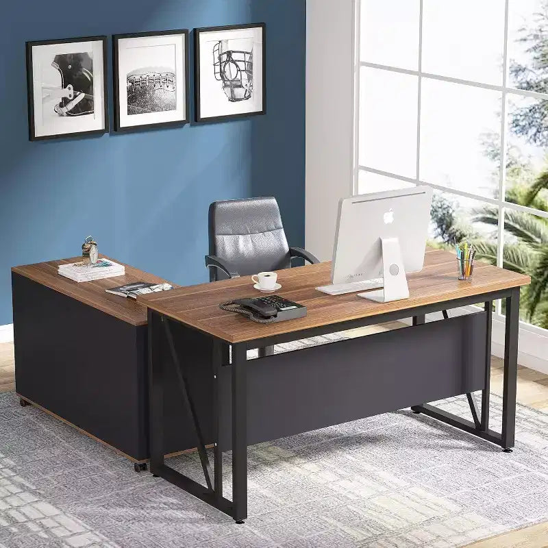 Scrivania semplice per computer da 55 pollici, tavolo da scrittura per ufficio e workstation