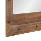 Specchio da parete con cornice e mensola 42 x 27 Cates