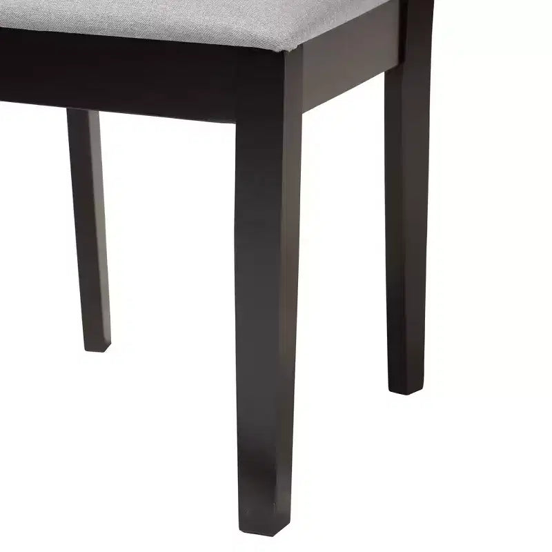 Set di sedie da pranzo Baxton Studio Abigail moderne in tessuto e legno