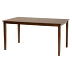 Set da pranzo moderno Genesis Baxton Studio in tessuto e legno