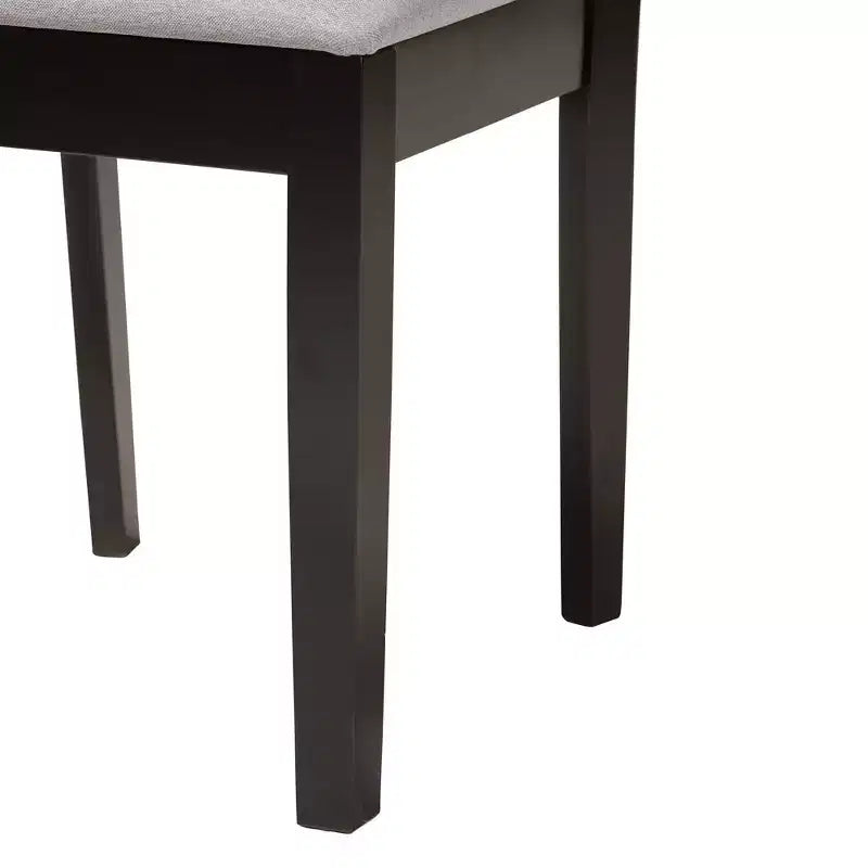 Set da pranzo moderno Genesis Baxton Studio in tessuto e legno
