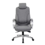 Boss Office Products Poltrona direzionale con braccioli a cerniera