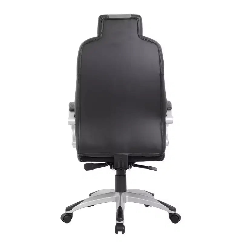 Boss Office Products Poltrona direzionale con braccioli a cerniera