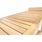 Panca Spa curvo 76 cm con ripiano per doccia e vasca – Beige